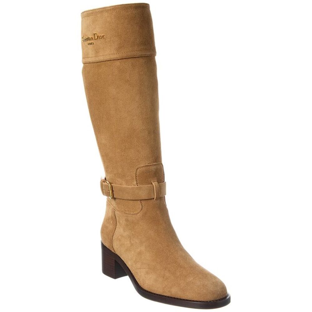 Dior D-Town Suede Boot, Brown